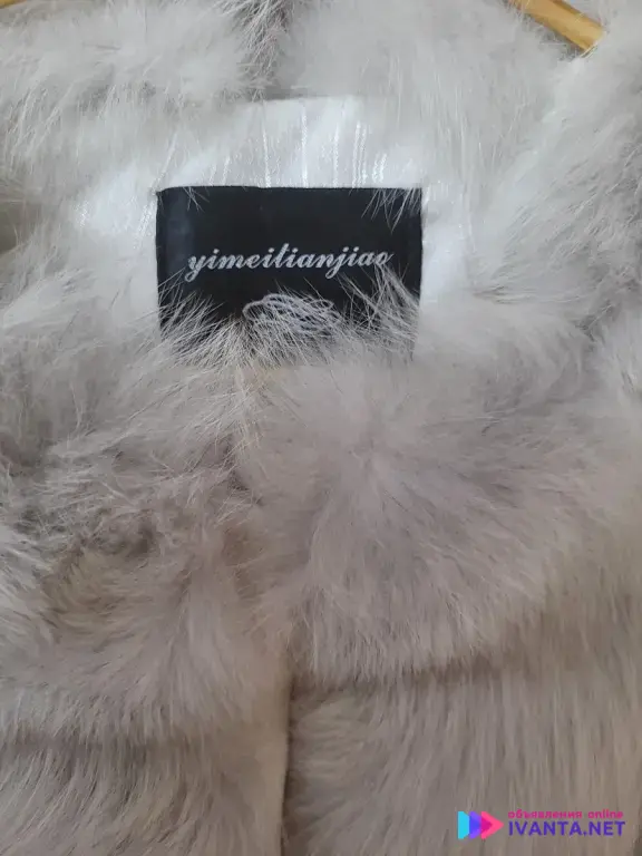 Меховая жилетка из песца!