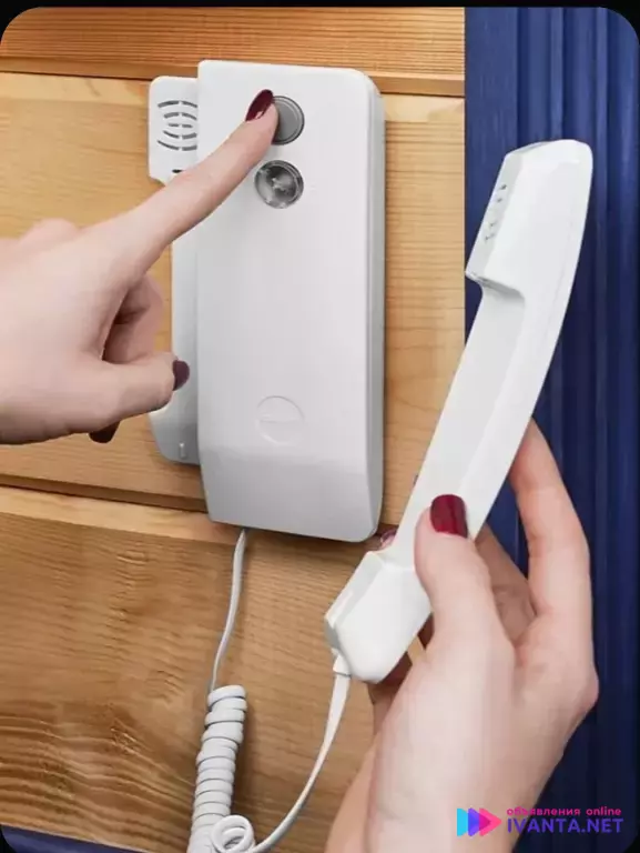 Трубка для домофона белая