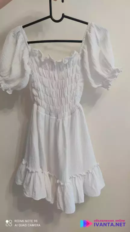 Новое белое платье!