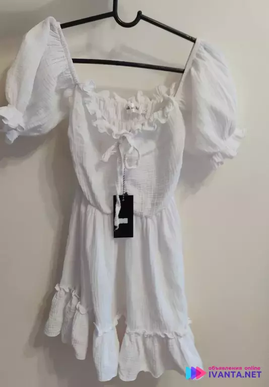 Новое белое платье!