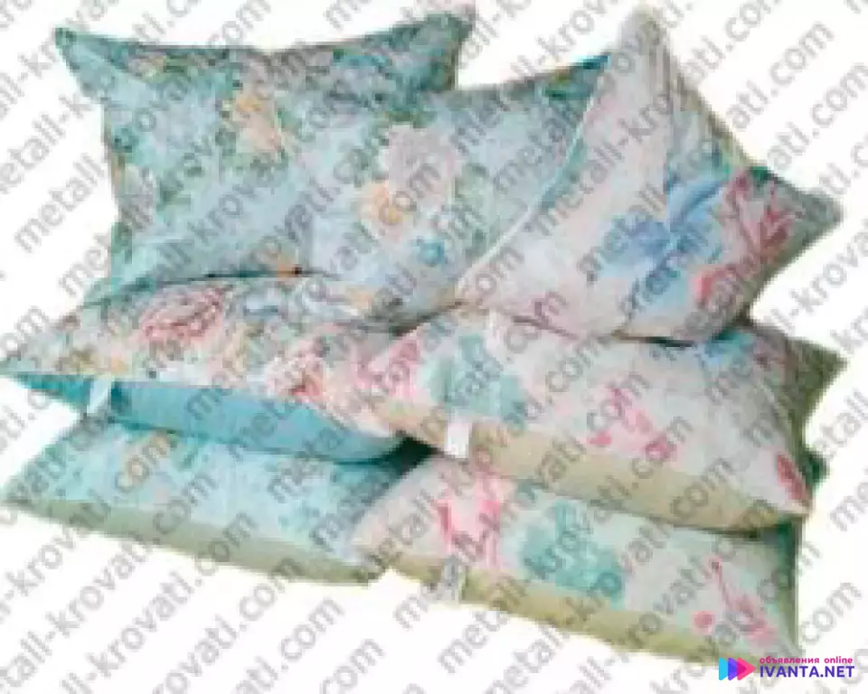 Подушки пух-перо, холлофайбер