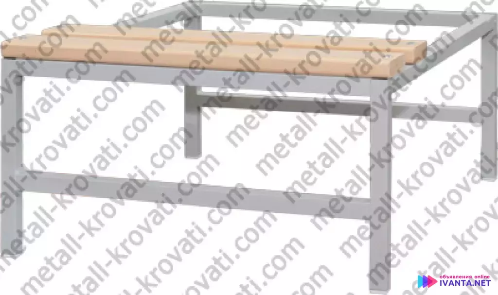 Скамейки на металлокаркасе дешево
