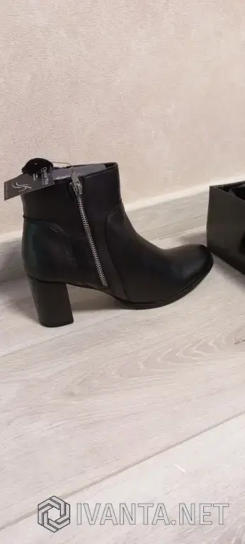 Женские новые кожаные весенне-осенние полусапожки!