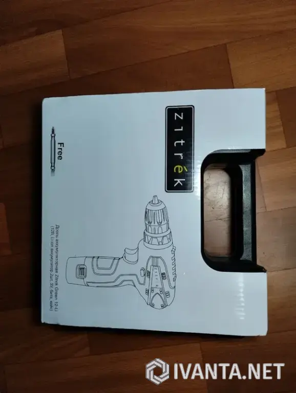 Дрель-шуруповерт Zitrek Green12, в комплекте 2 аккумулятора 12 В, кейс для хранения, насадка, подсветка.