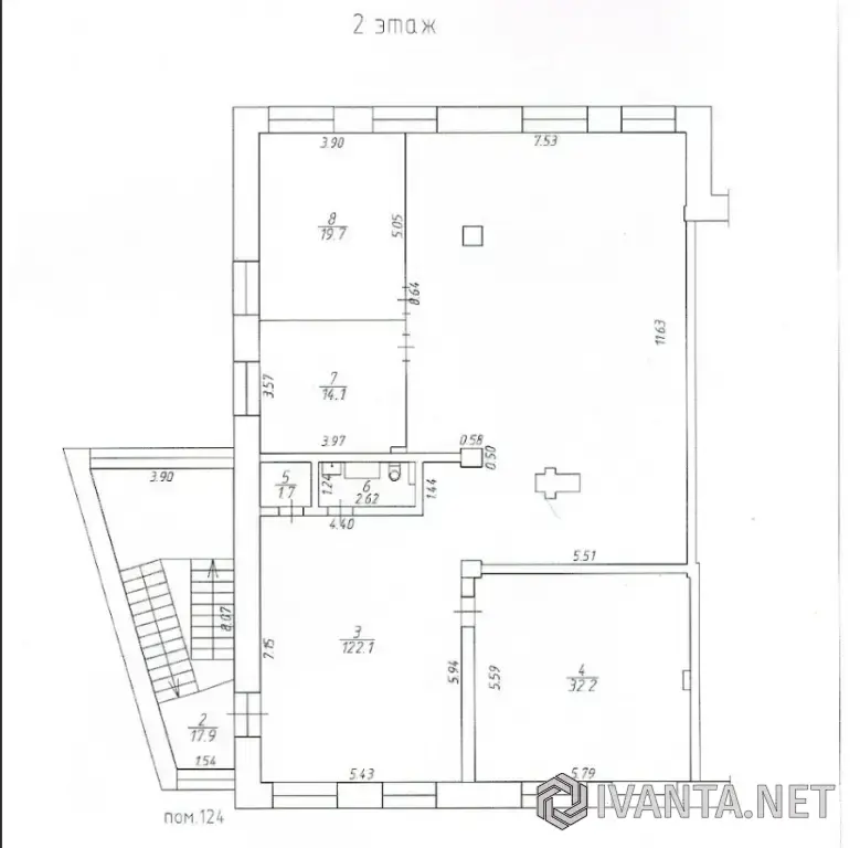 Офис 233м² с мебелью и отдельным входом