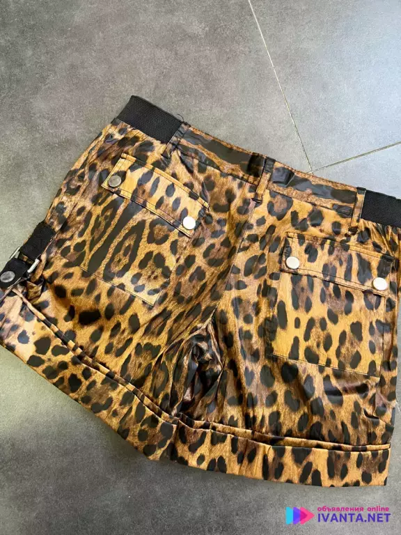 Dolce Gabbana винтажные леопардовые шорты!