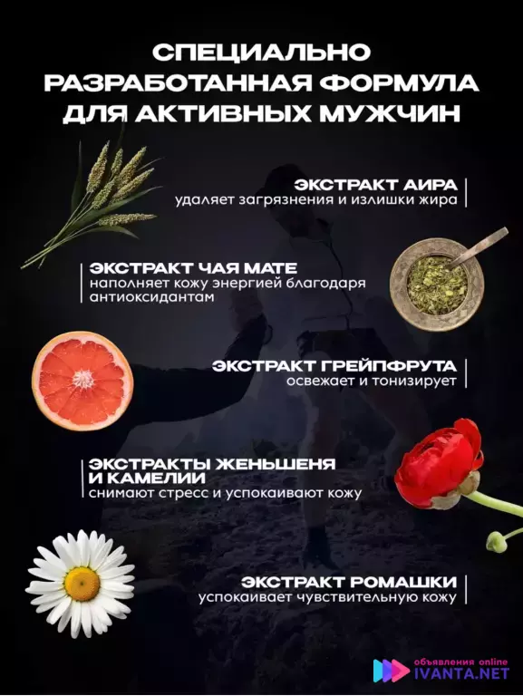 Мужской гель для душа