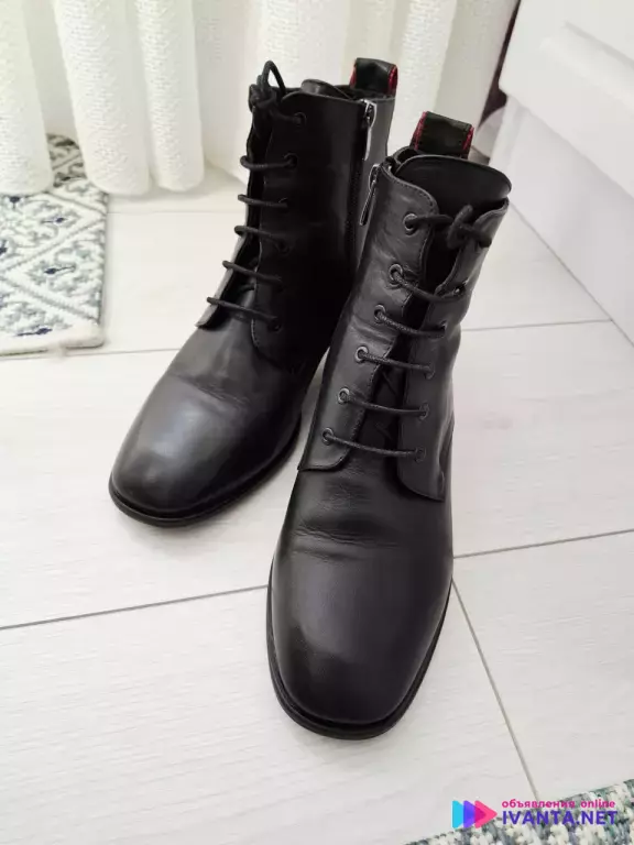 Кожаные ботинки – размер 39!