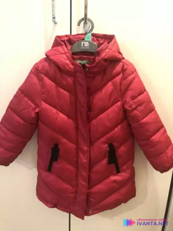 Куртка/пальто benetton демисезонное размер 122