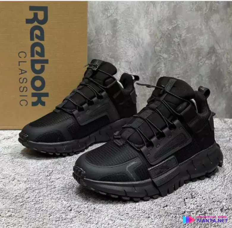 Зимние кроссовки с мехом мужские Reebok