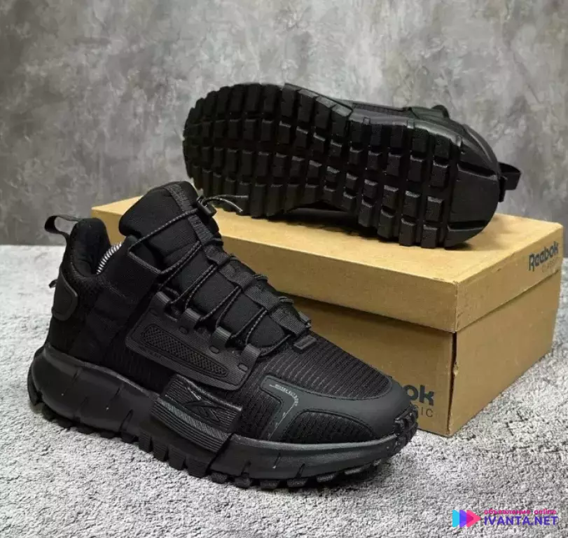 Зимние кроссовки с мехом мужские Reebok