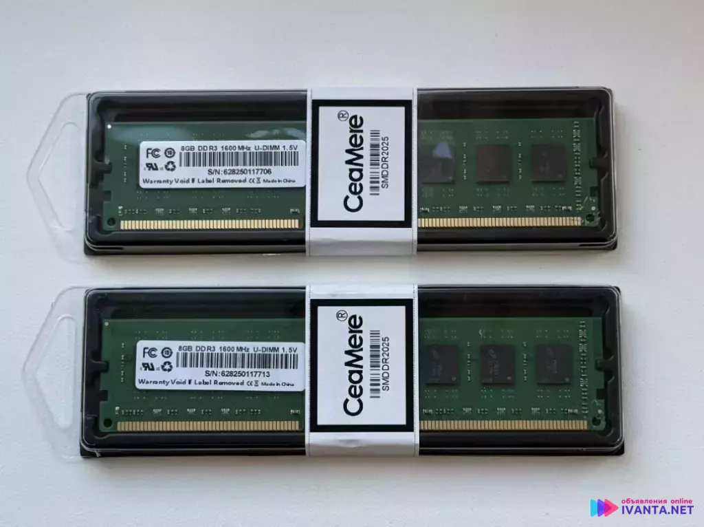 Оперативная память 16гб DDR3-1600 CeaMere