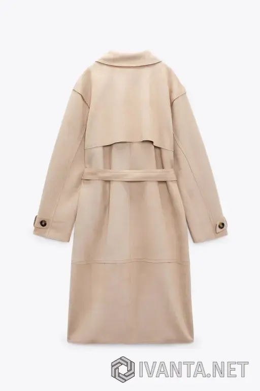 Двубортный тренч с воротником!