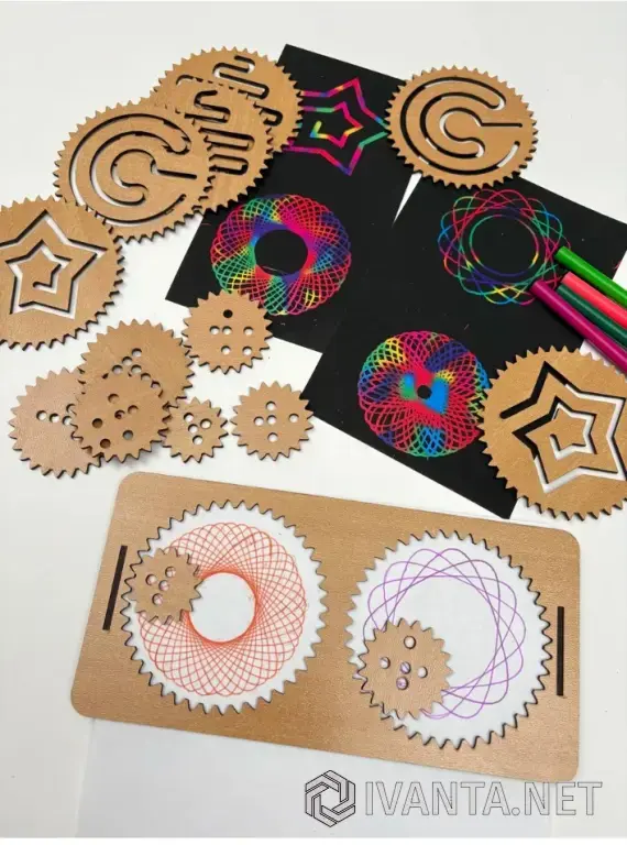 Развивающая игра спирограф