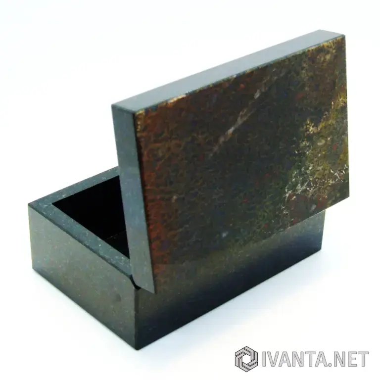 Динозавр - Коллекционная Шкатулка из окаменевшей кости - камня Динобон