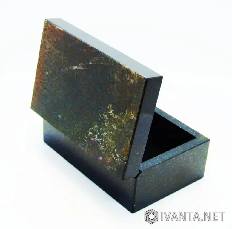 Динозавр - Коллекционная Шкатулка из окаменевшей кости - камня Динобон