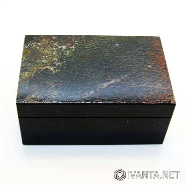 Динозавр - Коллекционная Шкатулка из окаменевшей кости - камня Динобон