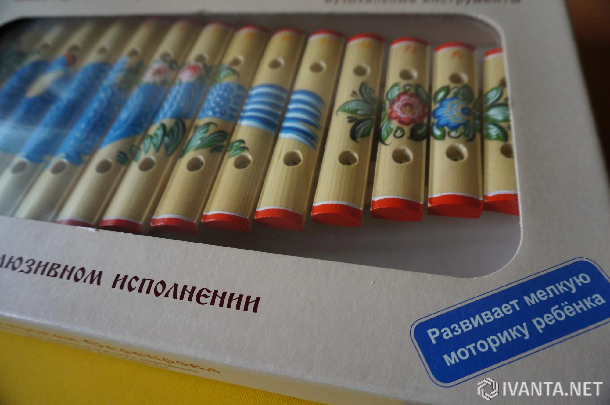 Детский ксилофон с художественной росписью, 15 пластин - Музыкальные инструменты - Ivanta.net