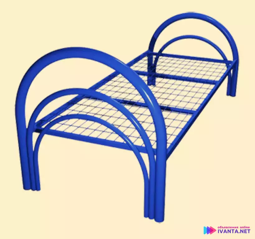 Кровати металлические в летние лагеря недорого