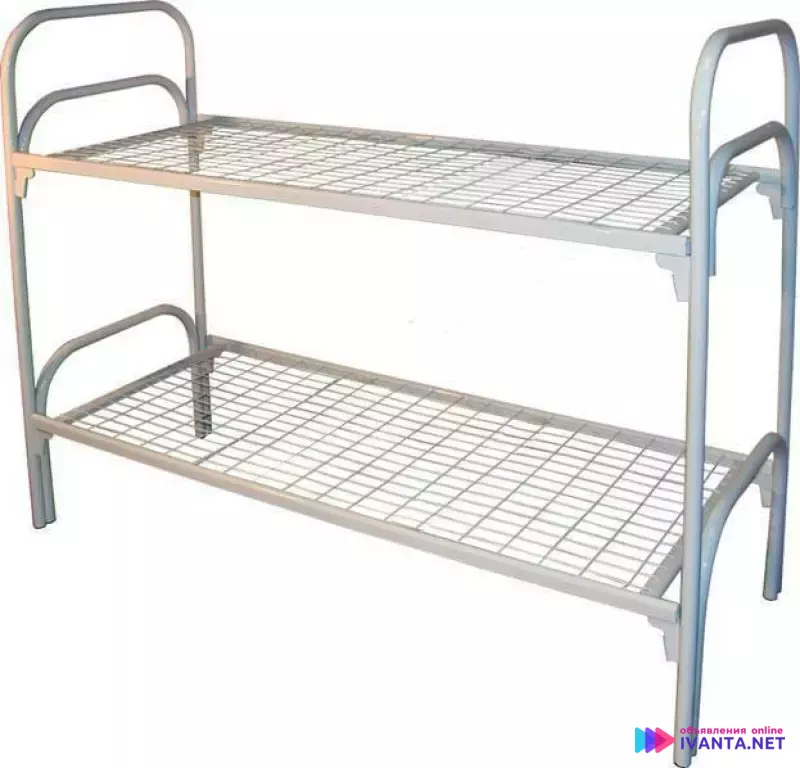 Кровати металлические в летние лагеря недорого