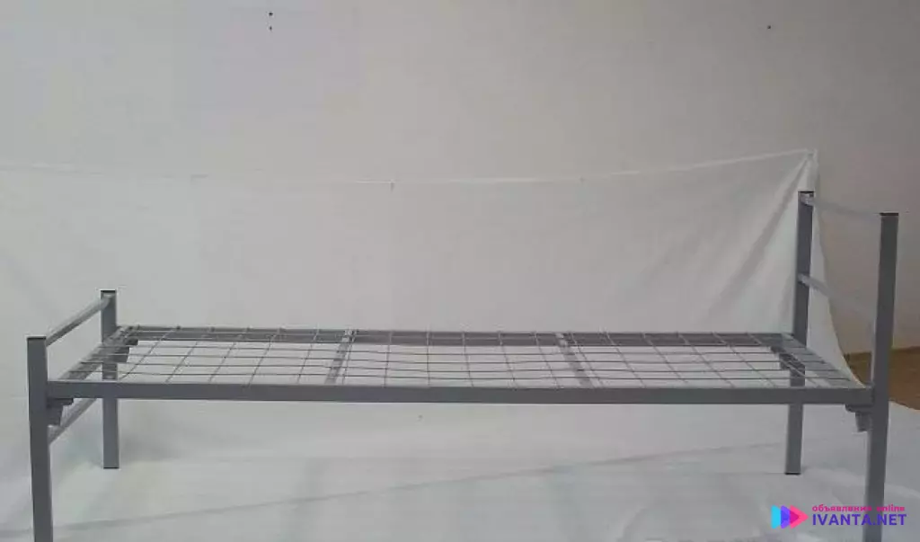 Бюджетные двуспальные, односпальные и полуторные кровати металлические