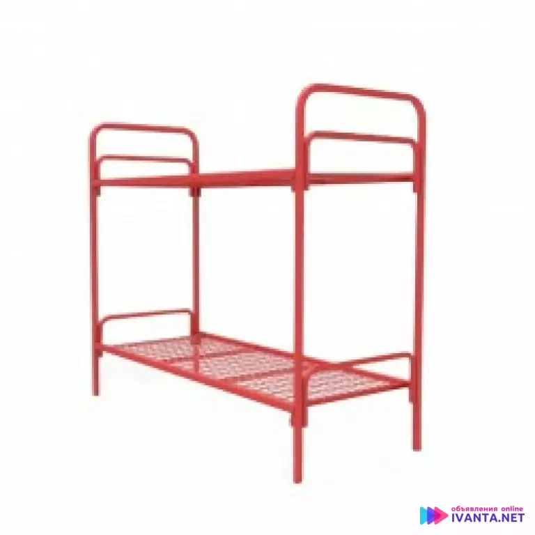 Качественные кровати металлические одноярусные, двухъярусные