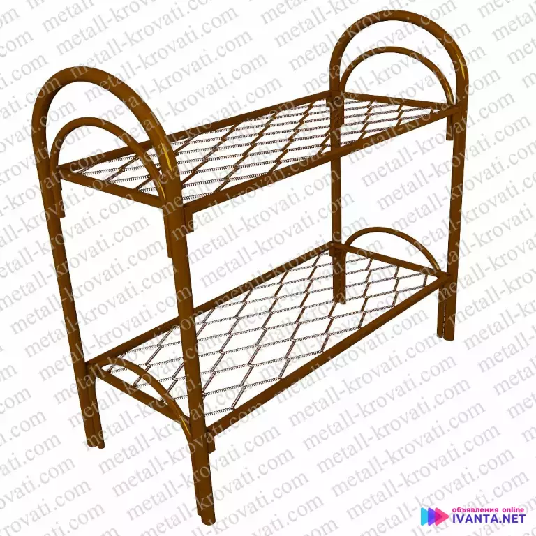 Двухъярусные кровати металлические от производителя