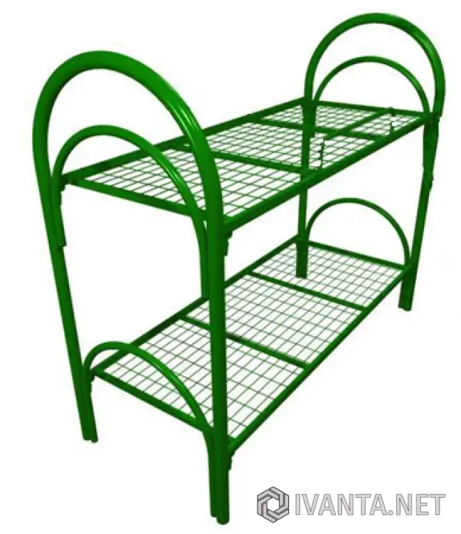 В лагеря, пансионаты и санатории металлические кровати