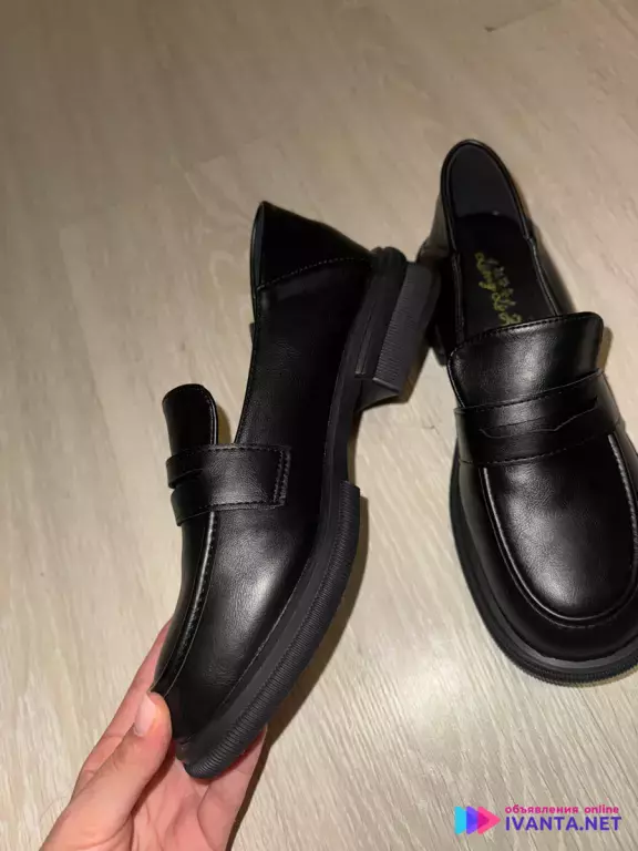 Черные новые лоферы!
