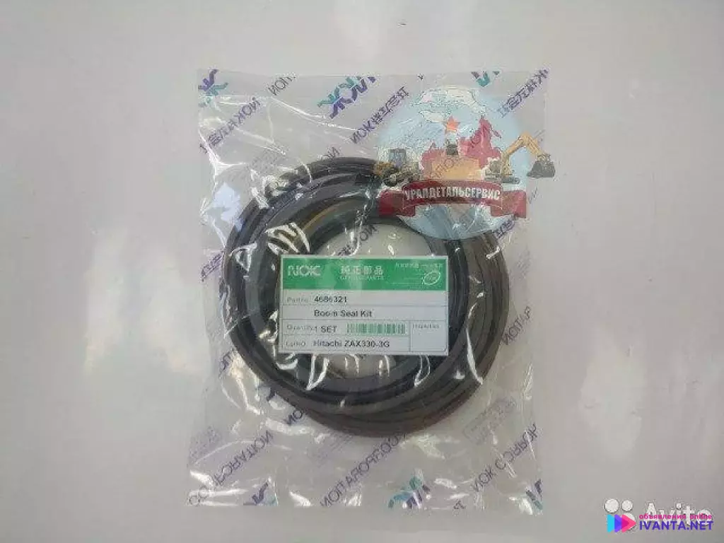 Ремкомплект гидроцилиндра стрелы 4686321 Hitachi ZX330-3G NOK