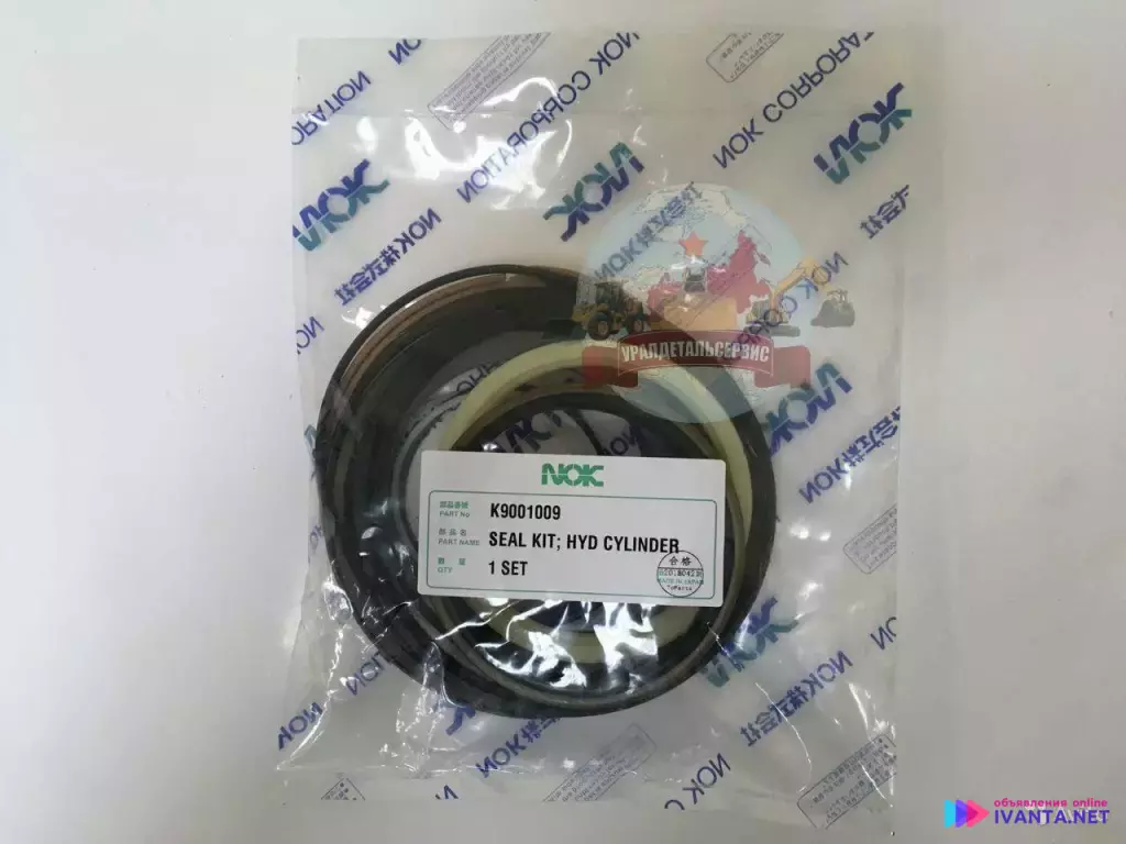 Ремкомплект г/ц ковша K9001009 (401107-00339A) Doosan DX300LC, DX300LCA NOK