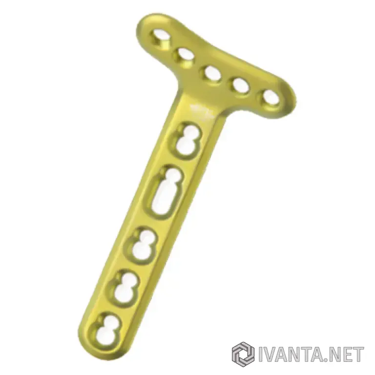 2.4/2.7 мм Блокированная волярная внесуставная Т-образная пластина