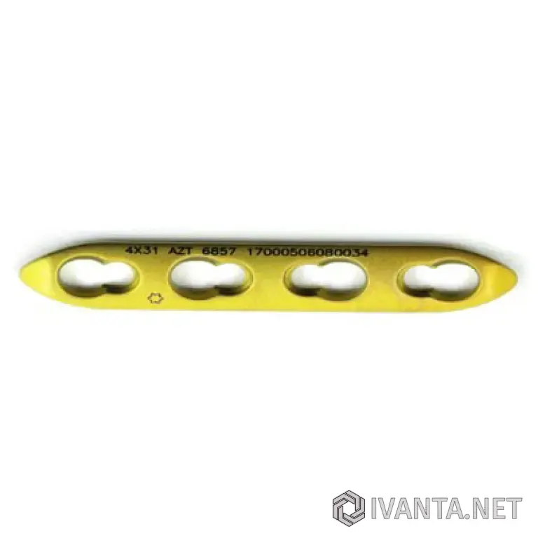 2.0мм Мини-пластина блокированная прямая