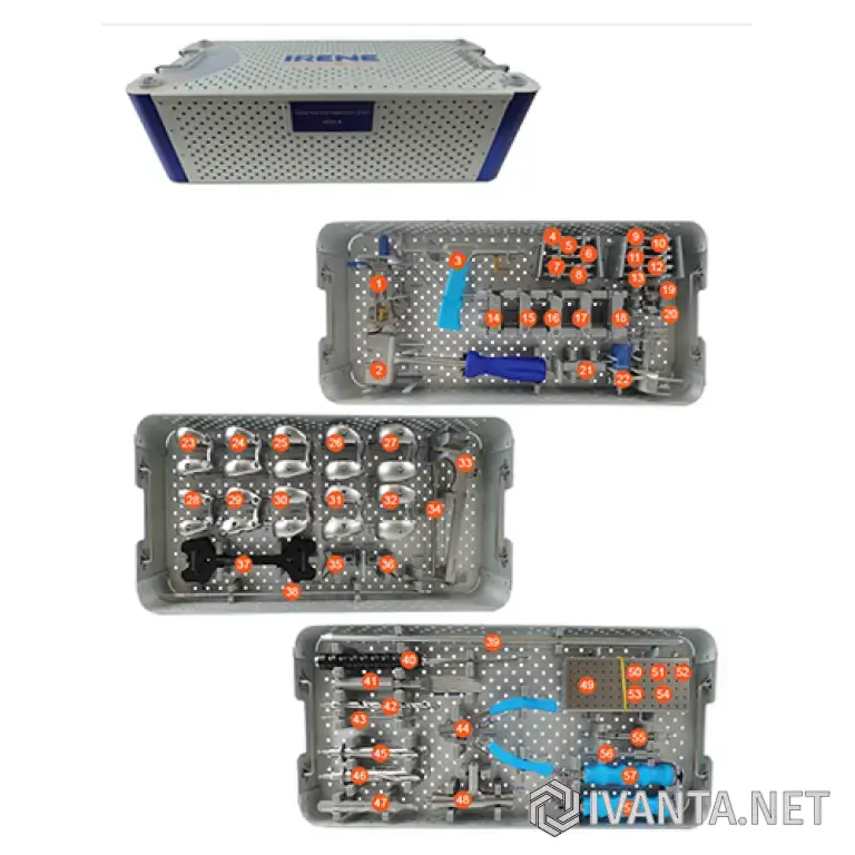 GX060000-A Набор инструментов для эндопротезирования коленного сустава Unique (бокс А)