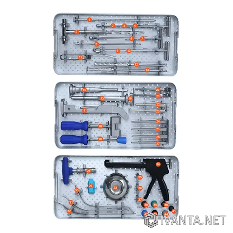 B14000 Набор инструментов для установки цементной ножки OPTIMА-R