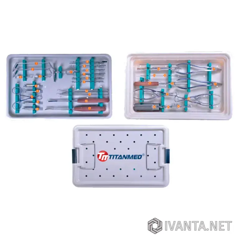 C35000 2.4 / 2.7мм Комплект инструментов для установки компрессионных пластин