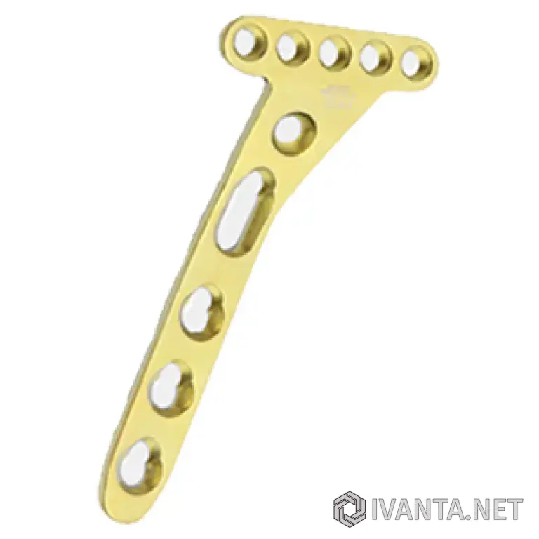 2.4/2.7 мм Блокированная дистальная волярная внутрисуставная Т-образная пластина