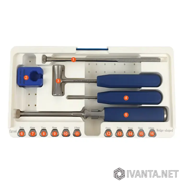 JR050000 комплект инструментов для шейных кейджей