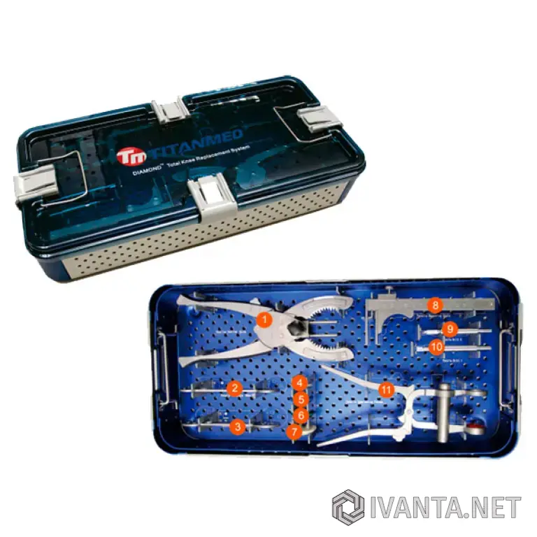 E04990 DIAMOND™ Комплект инструментов для эндопротезирования коленного сустава