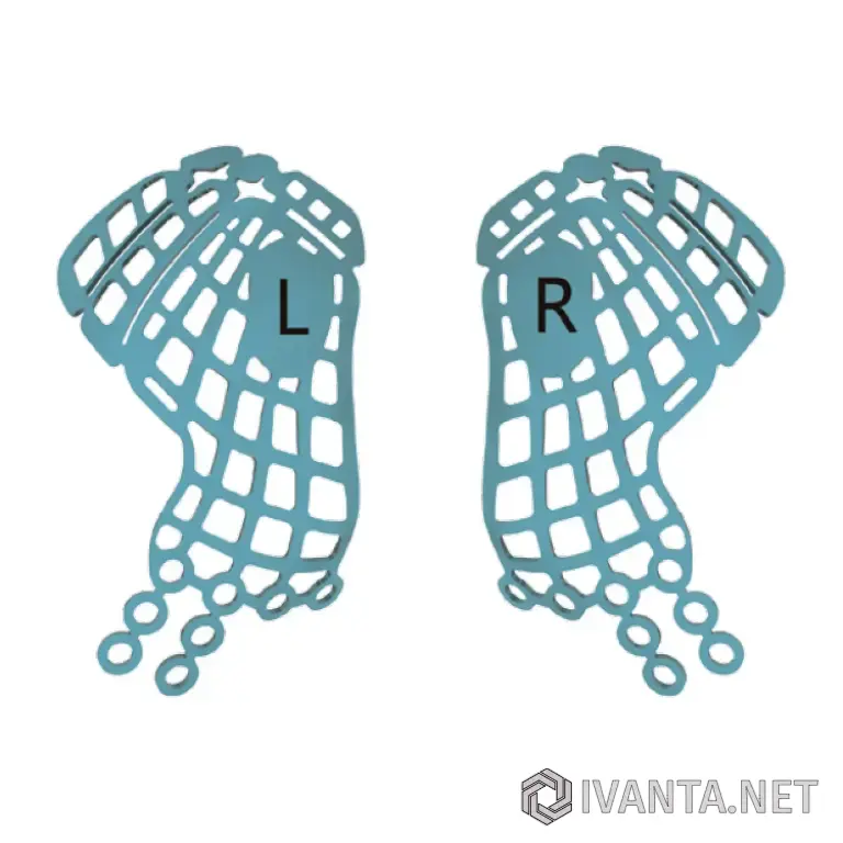 Анатомическая пластина для дна орбиты, предизогнутая