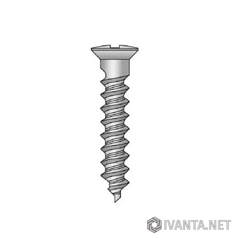 Кортикальный винт 1,5 мм (самонарезающий, самосверлящий)