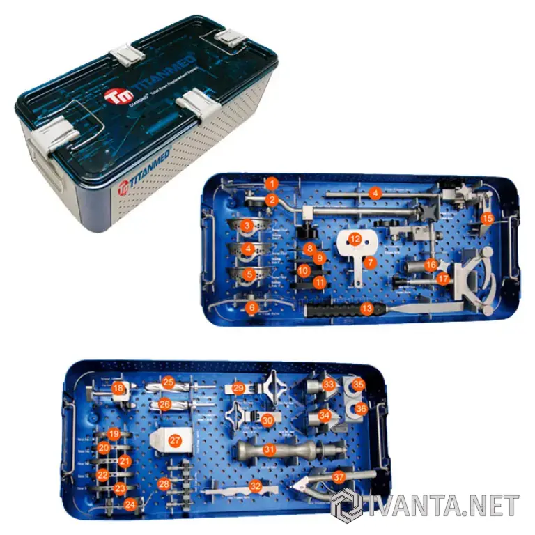 E02990 DIAMOND™ Комплект инструментов для эндопротезирования коленного сустава