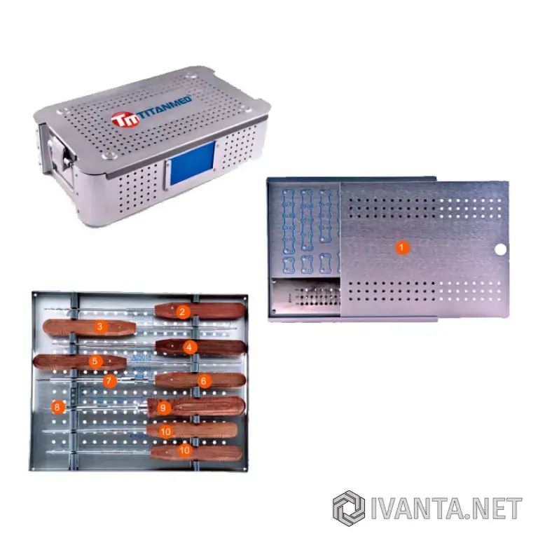 A38000 Комплект инструментов для установки передней шейной полиаксиальной пластины