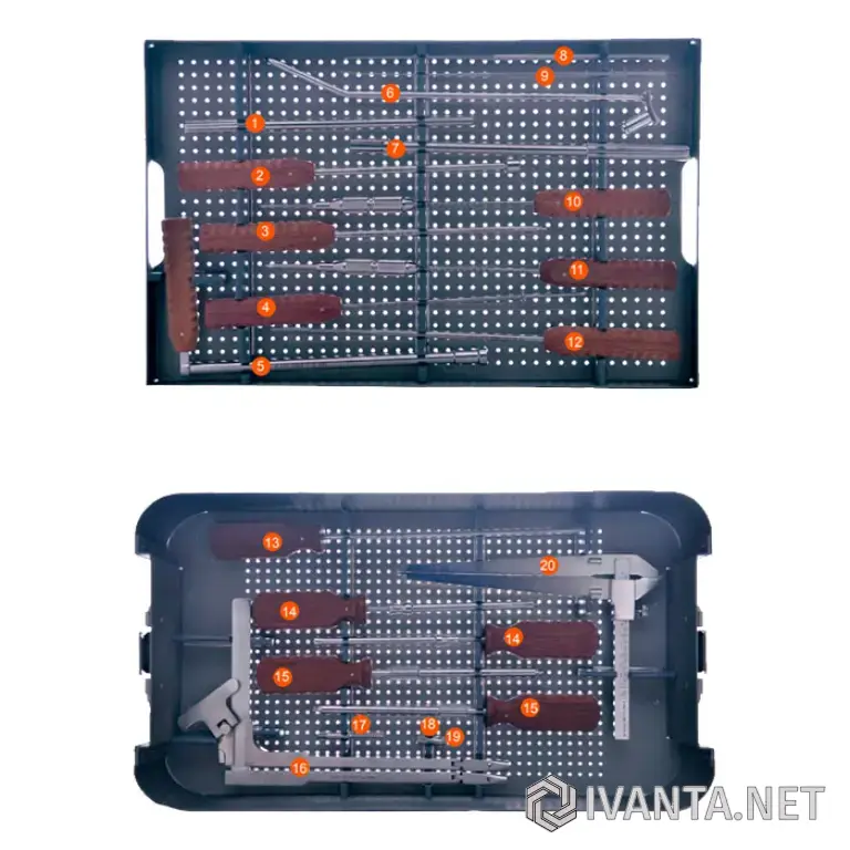 A39000 Комплект инструментов для установки тораколюмбальной пластины
