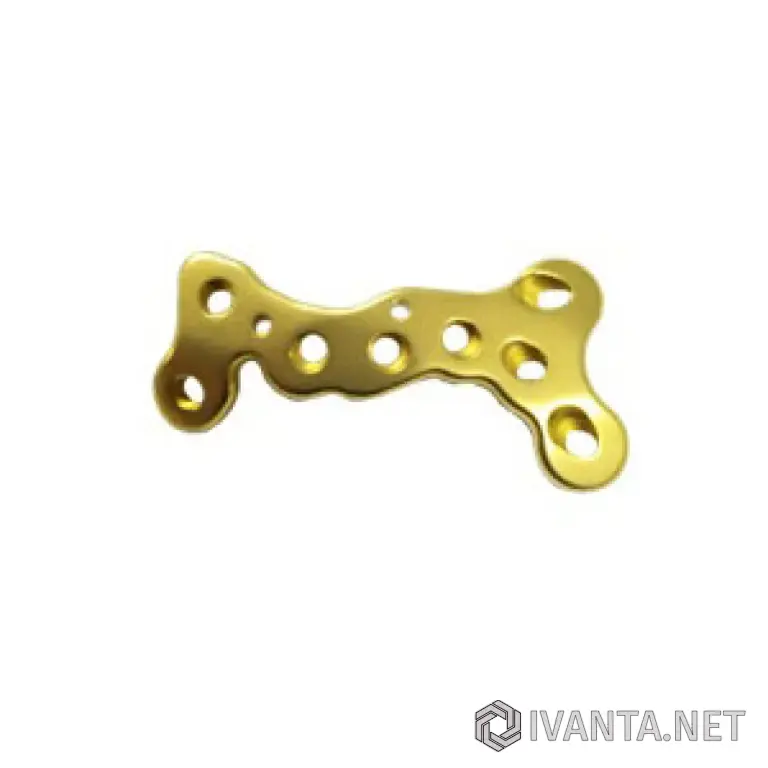 2,4/2,7 мм Блокированная М-образная пяточная пластина