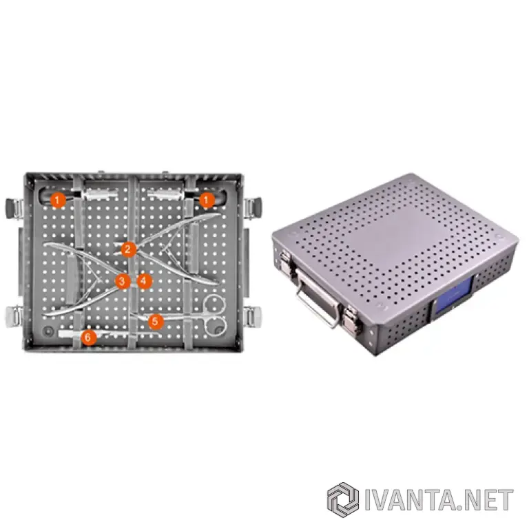 C31000 Комплект инструментов для остеосинтеза средней зоны лица