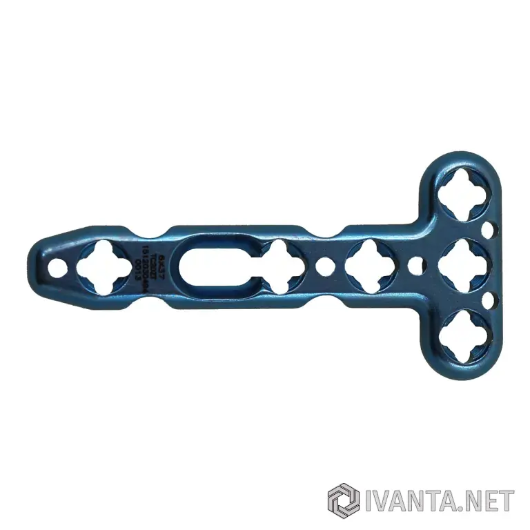 2,4 мм Блокированная VA дорсальная Т-образная пластина дистального отдела лучевой кости