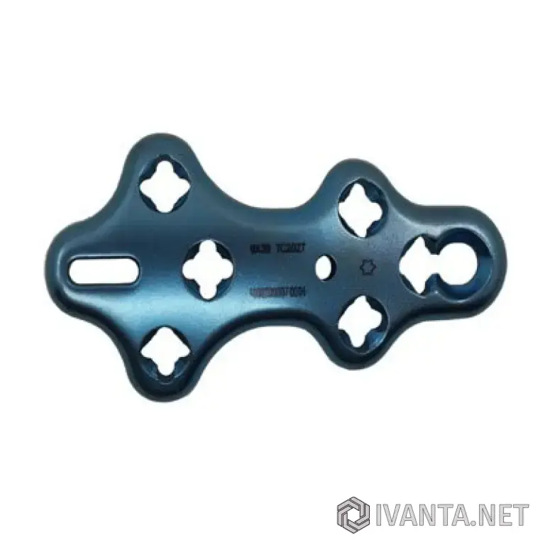 2.4/2.7мм Мини-пластина для артродеза первого TMT сустава VA, блокированная