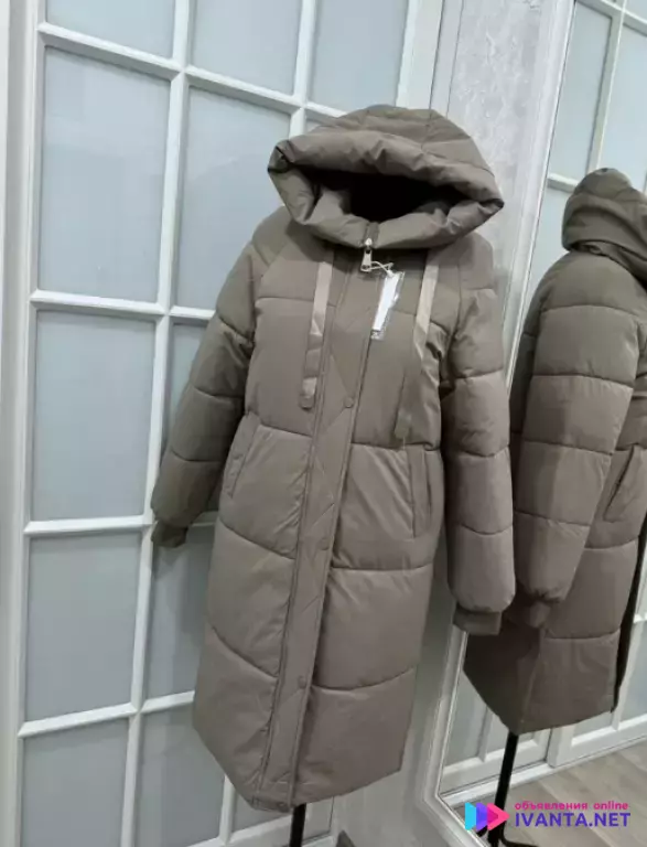 Пуховик зимний, удлиненная куртка на подростка