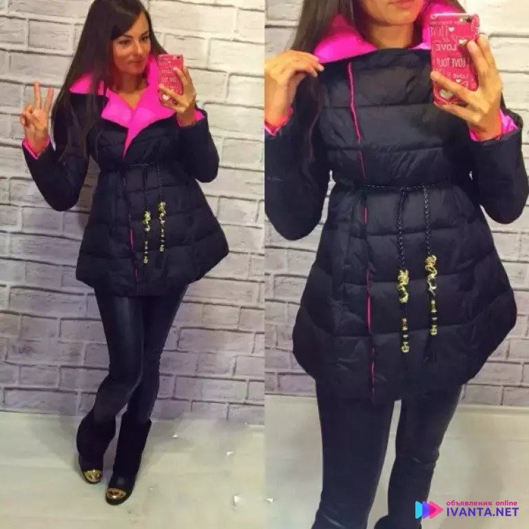 Зимнее пальто платье!